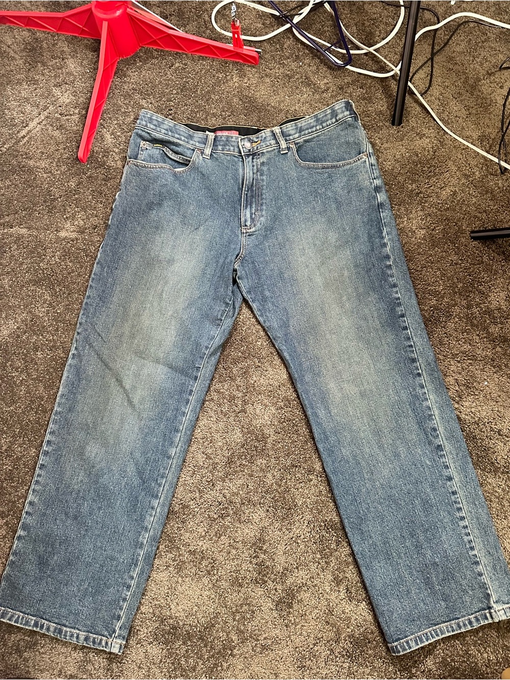 Lee Men's Straight Jeans in Light Blue